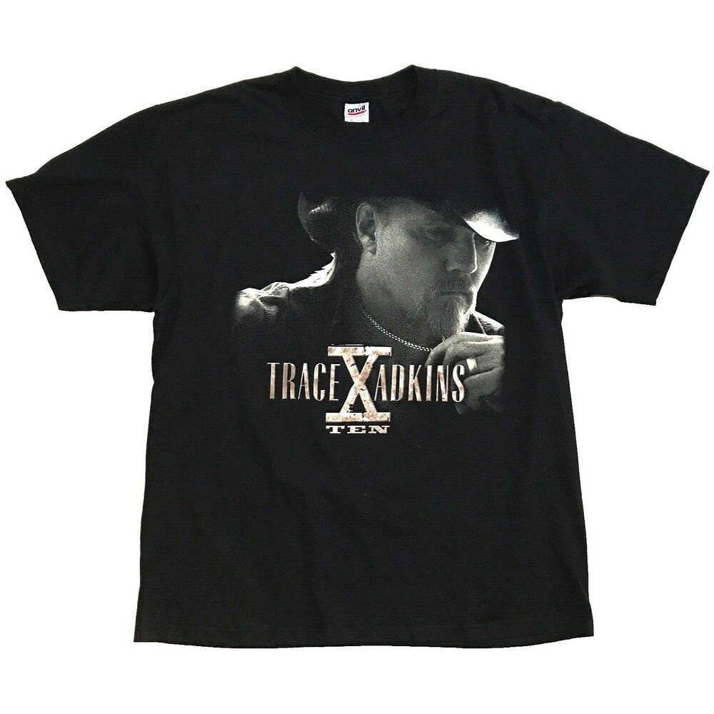 Trace Atkins Ten T-Shirt 2009 Tour Tee XL GOOD